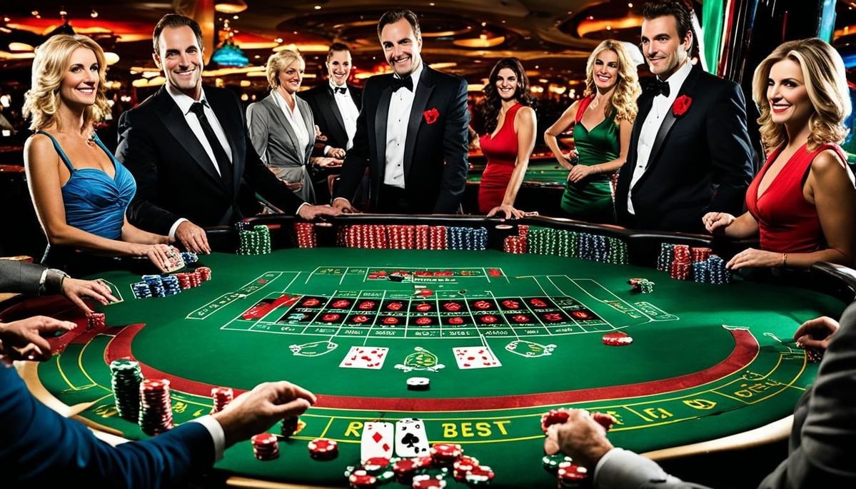 Antarmuka permainan Mega Moolah menampilkan reel dan tampilan jackpot progresif